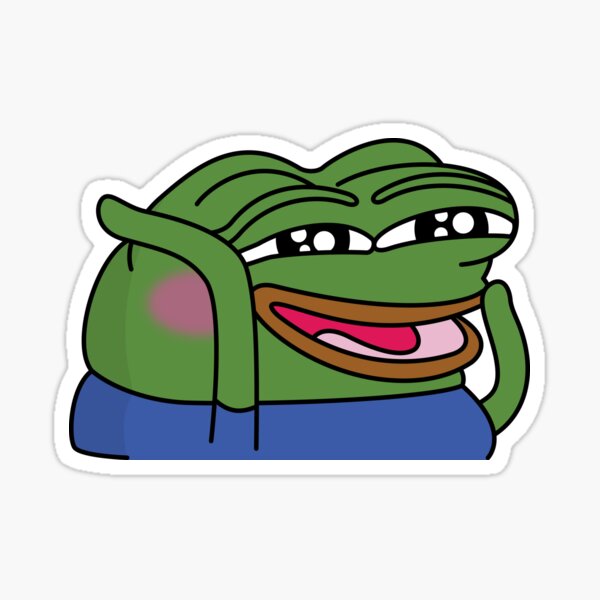 "Hilarious Peepo" Sticker for Sale by Zinex Redbubble