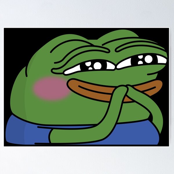 Peepo Blanket - pepeblanket pepega twitch discord frog Art Board