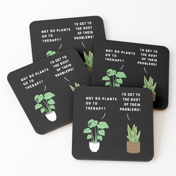 Item preview, Plant joke - Why do plants go to therapy? (colour) designed and sold by ani-eni.