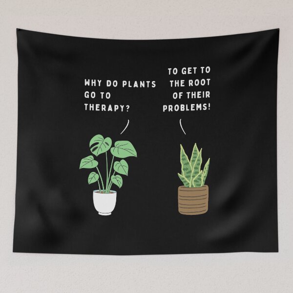 Item preview, Plant joke - Why do plants go to therapy? (colour) designed and sold by ani-eni.