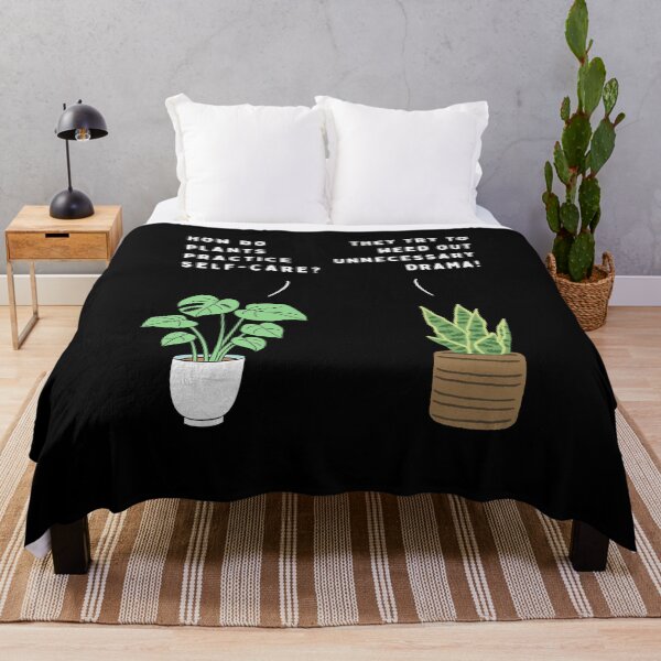 Item preview, Plant joke - How do plants practice self-care? (colour) designed and sold by ani-eni.