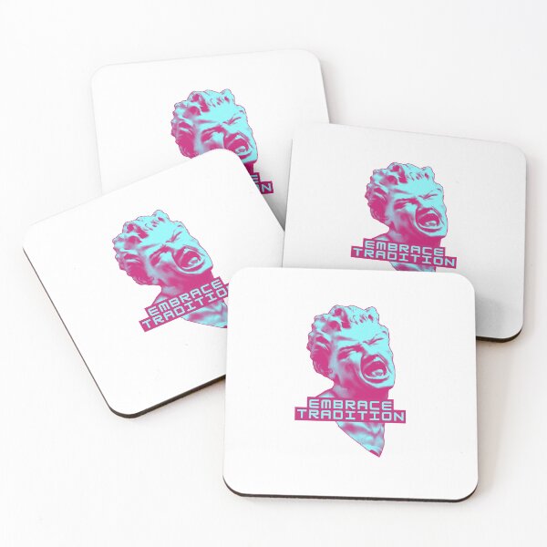 Item preview, Embrace Tradition - Greek Statue Vaporwave designed and sold by PVSKI.