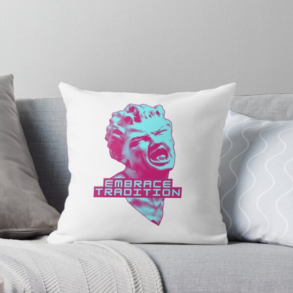 Item preview, Embrace Tradition - Greek Statue Vaporwave designed and sold by PVSKI.