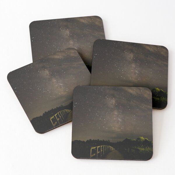 Item preview, Milky way over bridge  designed and sold by JTRLandscapes.