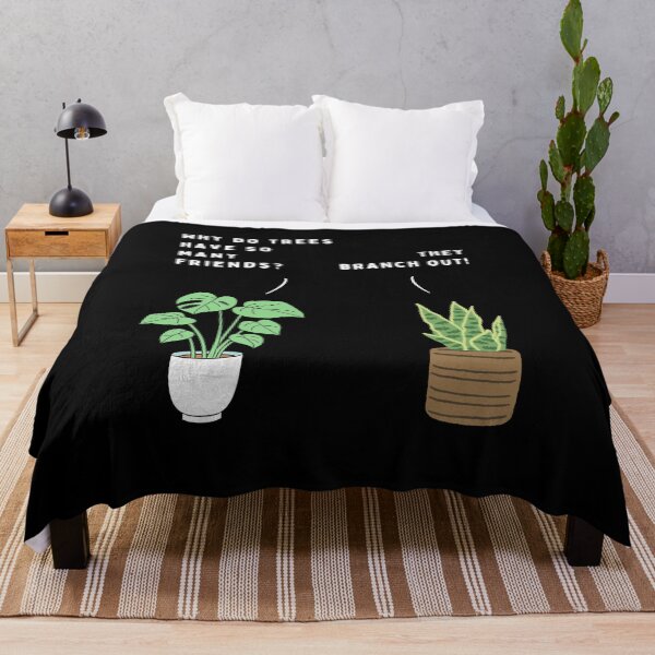 Item preview, Plant joke - Why do trees have so many friends? (colour) designed and sold by ani-eni.