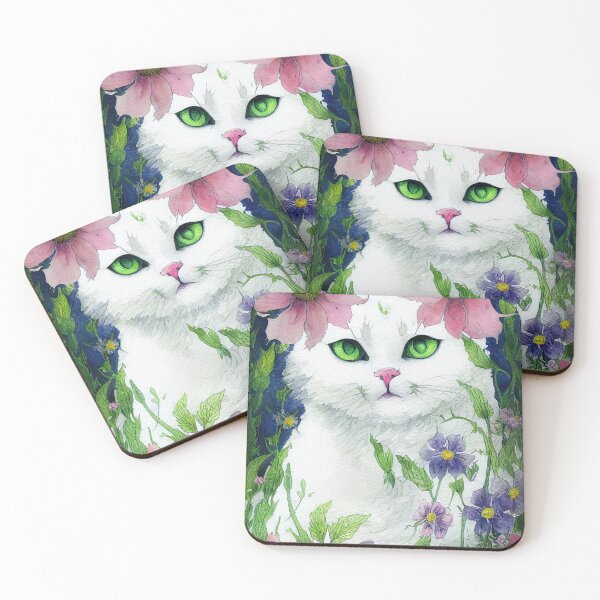 Item preview, Floral Cat designed and sold by Radical  Dreamer Prints.
