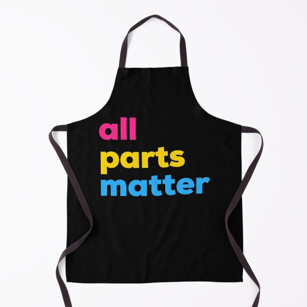 Item preview, All Parts Matter Pan. Pansexual Pride designed and sold by Subtle Pride Shop.
