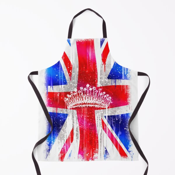 Item preview, Union Jack Crown Splatter Print designed and sold by Pics-squiggles.
