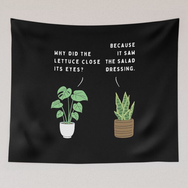 Item preview, Plant joke - Why did the lettuce close its eyes? (colour) designed and sold by ani-eni.