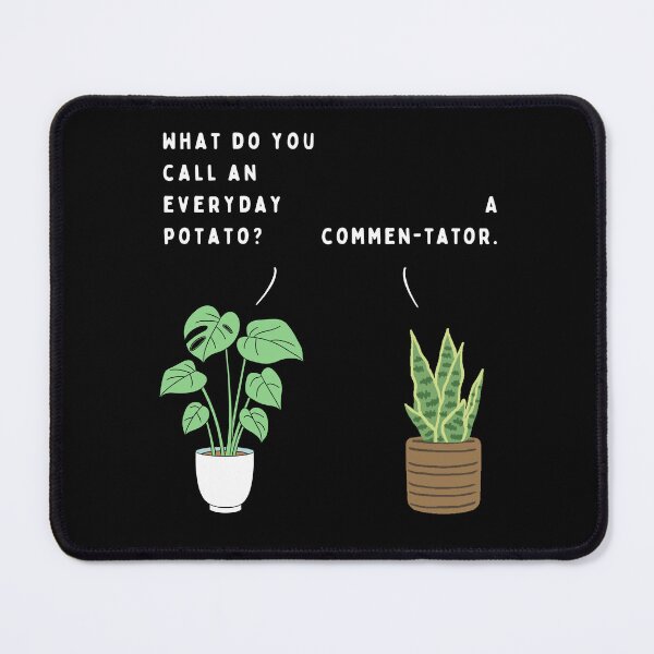 Item preview, Plant joke - What do you call an everyday potato? (colour) designed and sold by ani-eni.