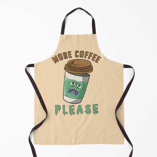Item preview, Please more coffee please funny green zombie designed and sold by ImaginarStore.