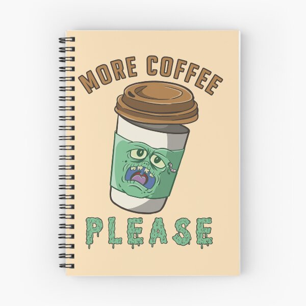 Item preview, Please more coffee please funny green zombie designed and sold by ImaginarStore.