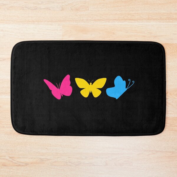 Item preview, Pastel Pan Butterflies. Pansexual Pride Flag designed and sold by Subtle Pride Shop.
