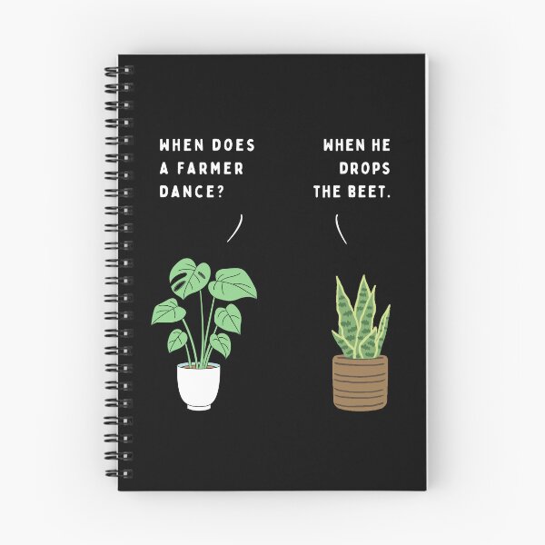 Item preview, Plant joke - When does a farmer dance? (colour) designed and sold by ani-eni.