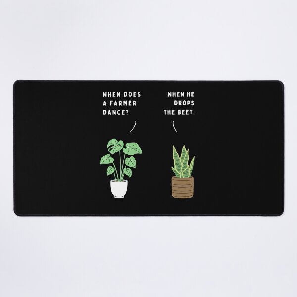 Item preview, Plant joke - When does a farmer dance? (colour) designed and sold by ani-eni.