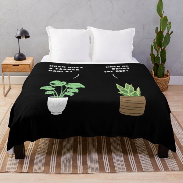 Item preview, Plant joke - When does a farmer dance? (colour) designed and sold by ani-eni.