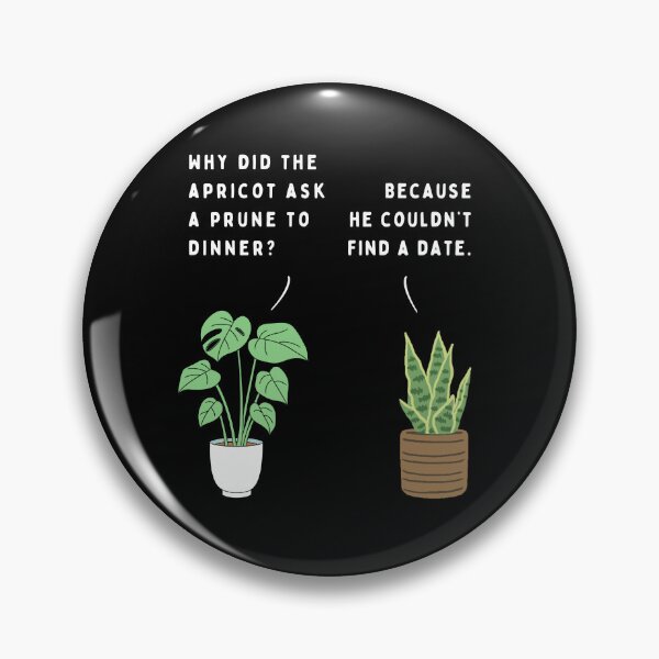 Aperçu de l'œuvre Blague sur les plantes - Pourquoi l'abricot a-t-il invité un pruneau à dîner ? (couleur) créée et vendue par ani-eni.