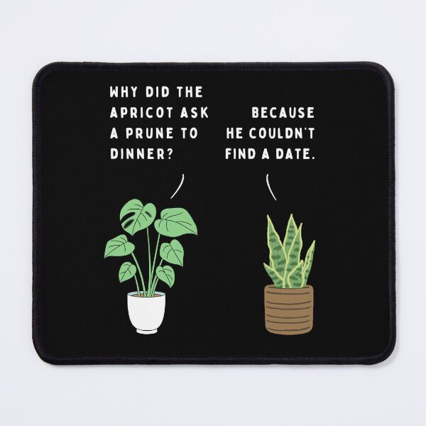 Item preview, Plant joke - Why did the apricot ask a prune to dinner? (colour) designed and sold by ani-eni.