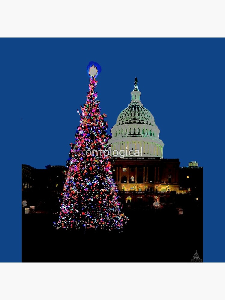 "US Capitol Christmas Tree" Poster for Sale by ontological Redbubble