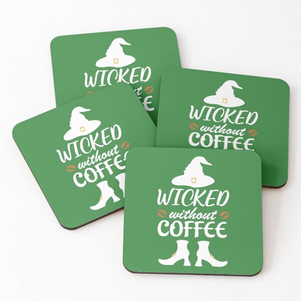 Item preview, Wicked Without Coffee. Halloween Quote, Funny Coffee quote, Witchy Vibes designed and sold by DesignHouse07.