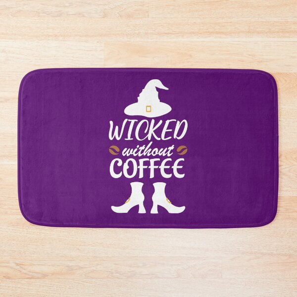 Item preview, Wicked Without Coffee. Halloween Quote, Funny Coffee quote, Witchy Vibes designed and sold by DesignHouse07.