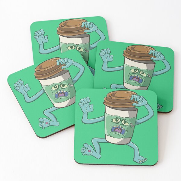 Item preview, funny green zombie coffee designed and sold by ImaginarStore.