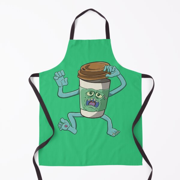 Item preview, funny green zombie coffee designed and sold by ImaginarStore.