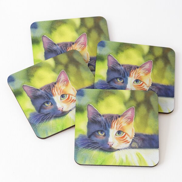 Item preview, Purrfect Green designed and sold by Radical  Dreamer Prints.