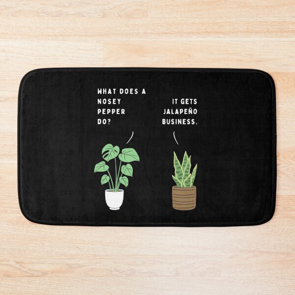 Item preview, Plant joke - What does a nosey pepper do? (colour) designed and sold by ani-eni.