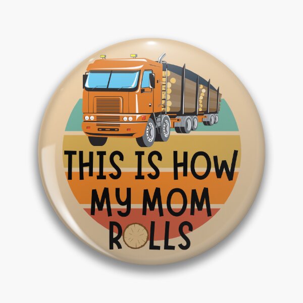 Item preview, Cute Logger Mom | This Is How My Mom Rolls | Fun Logging Baby designed and sold by DevlynnDesigns.