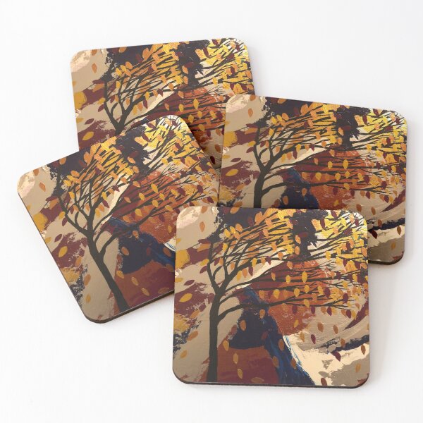 Item preview, Abstract fall painting designed and sold by Suzgallery58.