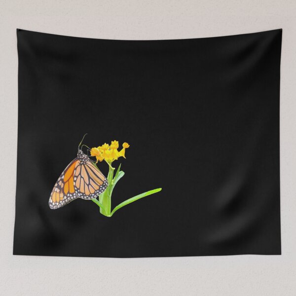 Item preview, Orange Monarch Butterfly on Black designed and sold by Shapes-Mania.