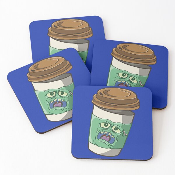 Item preview, halloween funny green zombie coffee designed and sold by ImaginarStore.