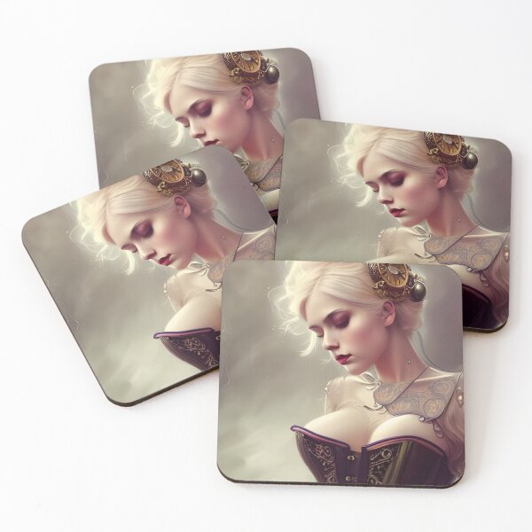Item preview, Gorgeous blonde Fantasy steampunk Maiden in Corset designed and sold by Eliteijr.