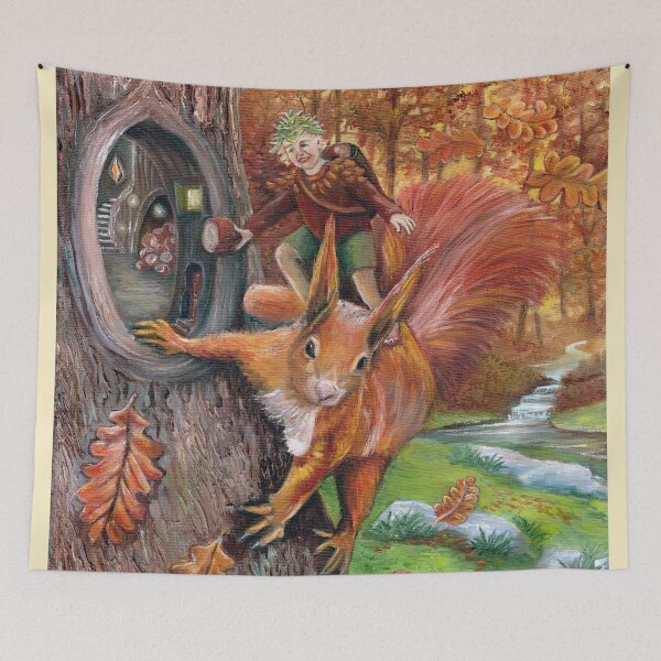 Item preview, Autumn Chestnut Elf designed and sold by Sonia Finch.