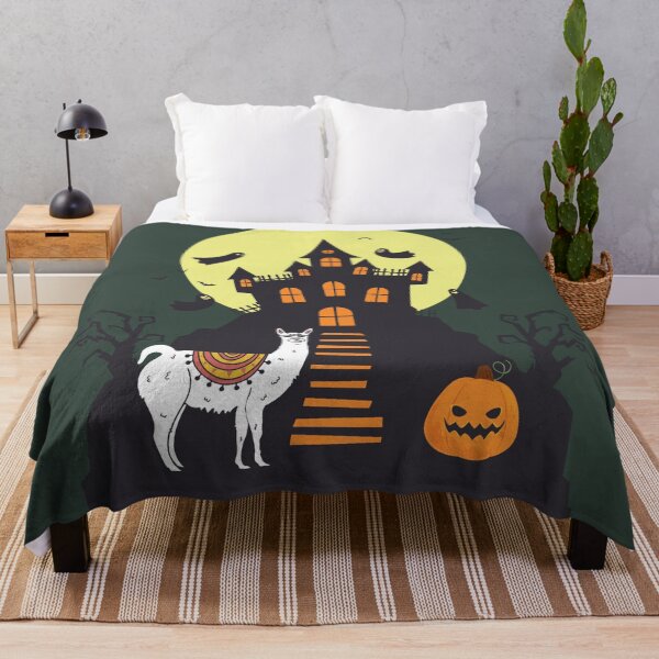 Item preview, HAPPY LLAMAWEEN designed and sold by DesignAndTales.