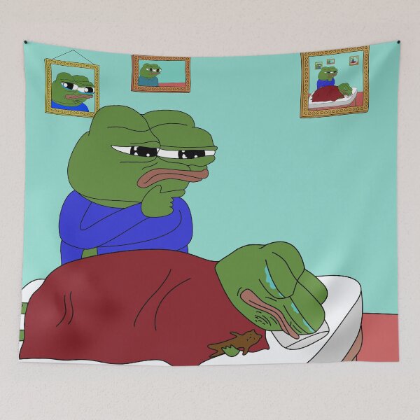 Item preview, Picture of Crying Peepo in bed designed and sold by Zinex.