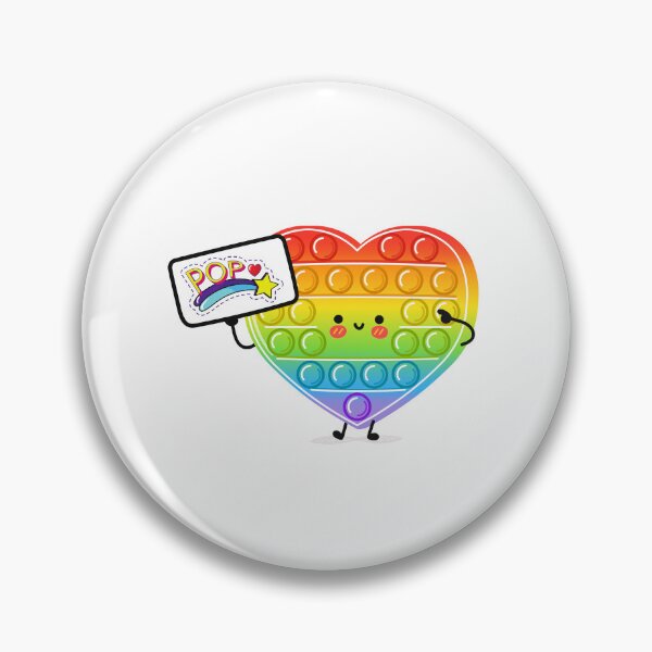Item preview, Pop it - press me - heart- do not panic designed and sold by Akimatax ✯✯✯✯✯.