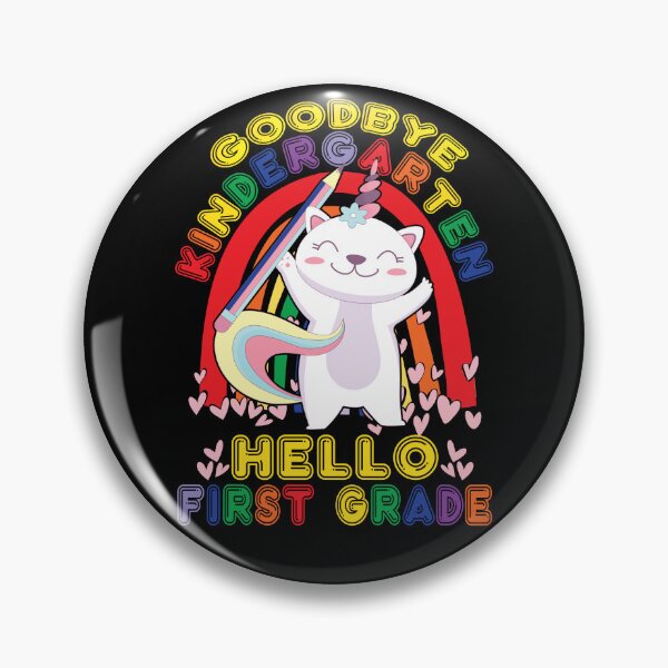 Artikelvorschau, Goodbye Kindergarten Hello First Grade Girls 1st Grade Gear entworfen und verkauft von DynamicDesign.
