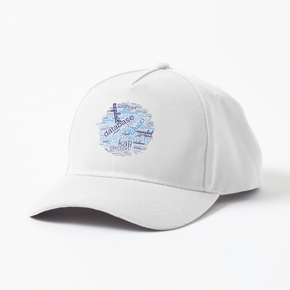 Hacker's Word Cloud Baseball Cap - programmer humor design by HackerLooks