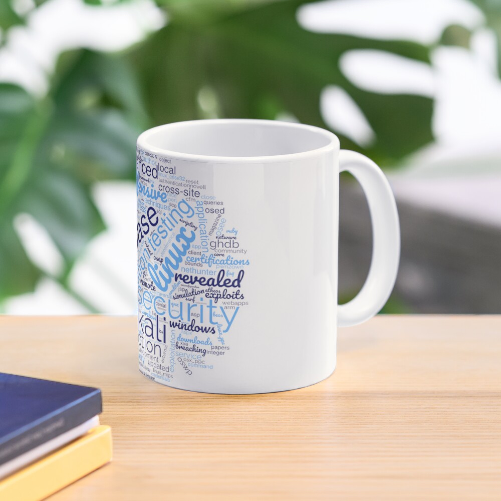 Hacker's Word Cloud Classic Mug - programmer humor design by HackerLooks