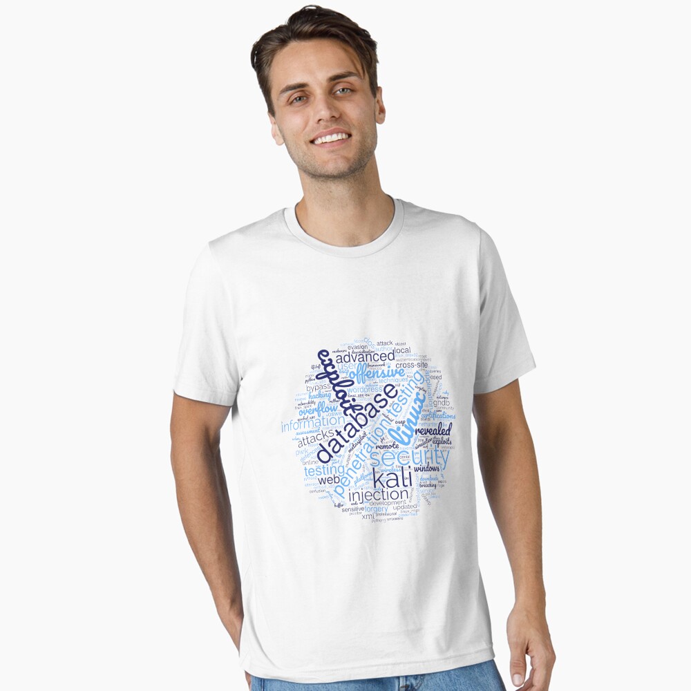 Hacker's Word Cloud Essential T-Shirt - programmer humor design by HackerLooks