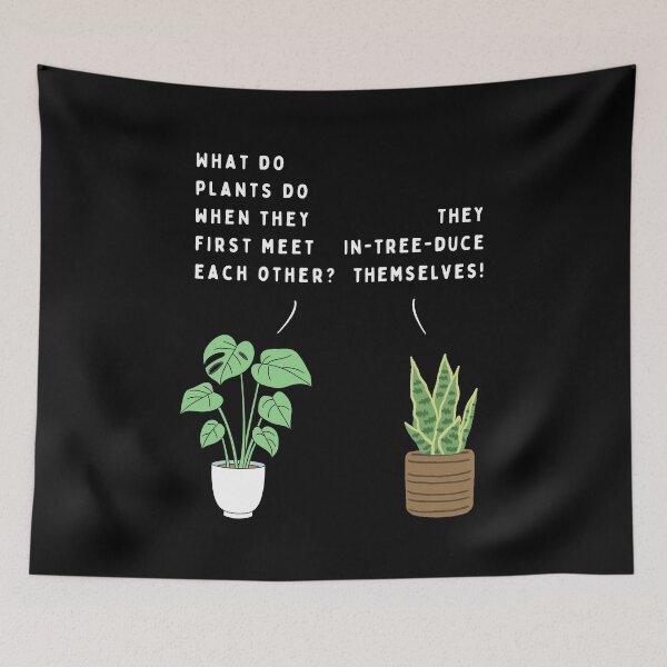Item preview, Plant joke - What do plants do when they first meet each other? (colour) designed and sold by ani-eni.