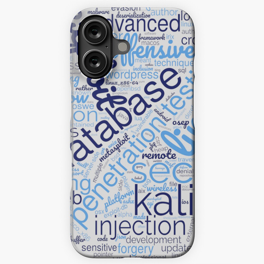 Hacker's Word Cloud iPhone Snap Case - programmer humor design by HackerLooks