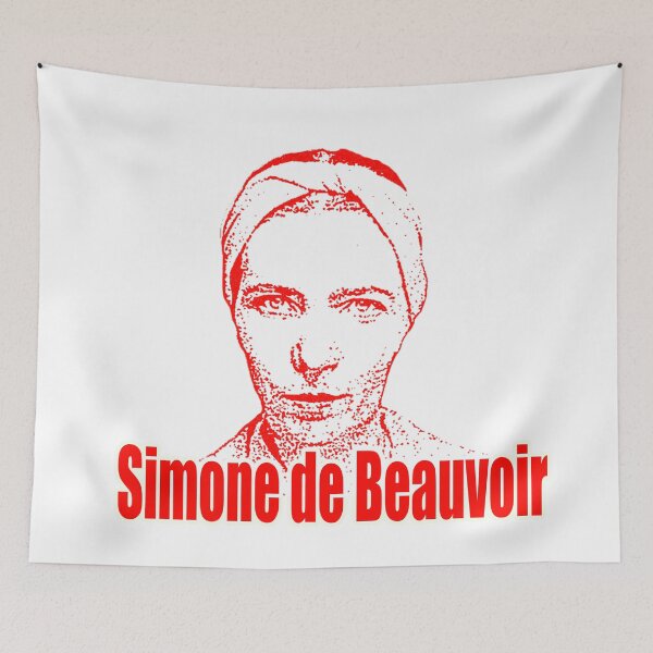 Item preview, Simone de Beauvoir  designed and sold by MINDTHECHERRY.