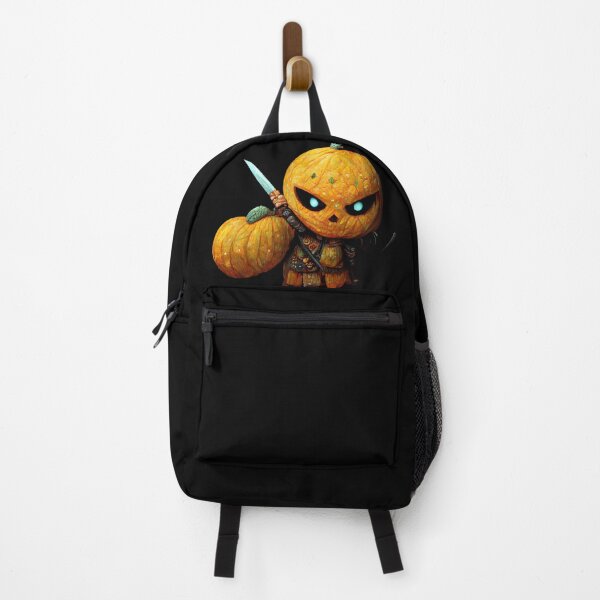 Item preview, Pumpkin Warrior Holding a weapon- Pumpkin Ghost Halloween-Halloween Pumpkin designed and sold by hassendz.