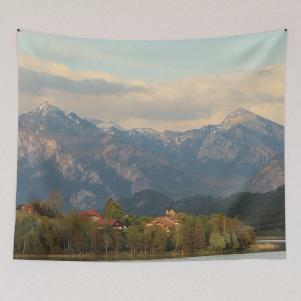 Item preview, Beautiful mountain with clouds in the background  designed and sold by Durgaa D.