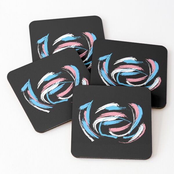 Item preview, Paint Splatter Trans Flag Colors. Transgender Pride designed and sold by Subtle Pride Shop.