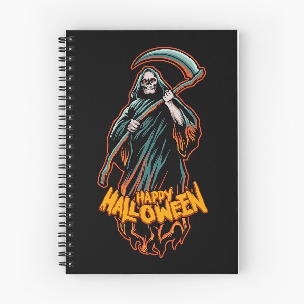 Item preview, Death grim reaper happy halloween creepy spooky design designed and sold by absolutdesign.