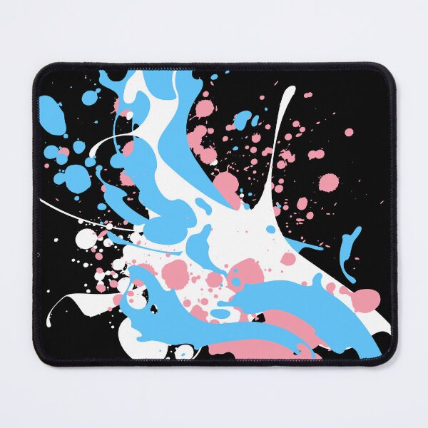 Item preview, Paint Splatter Trans Flag Colors. Transgender Pride designed and sold by Subtle Pride Shop.